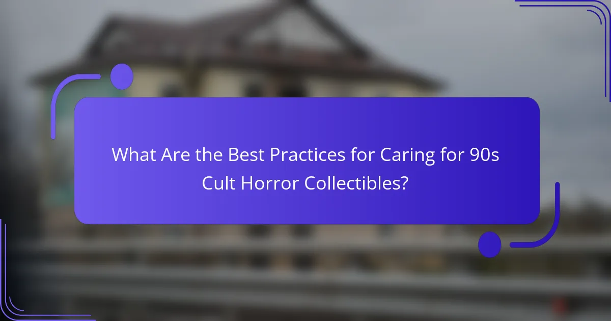 What Are the Best Practices for Caring for 90s Cult Horror Collectibles?